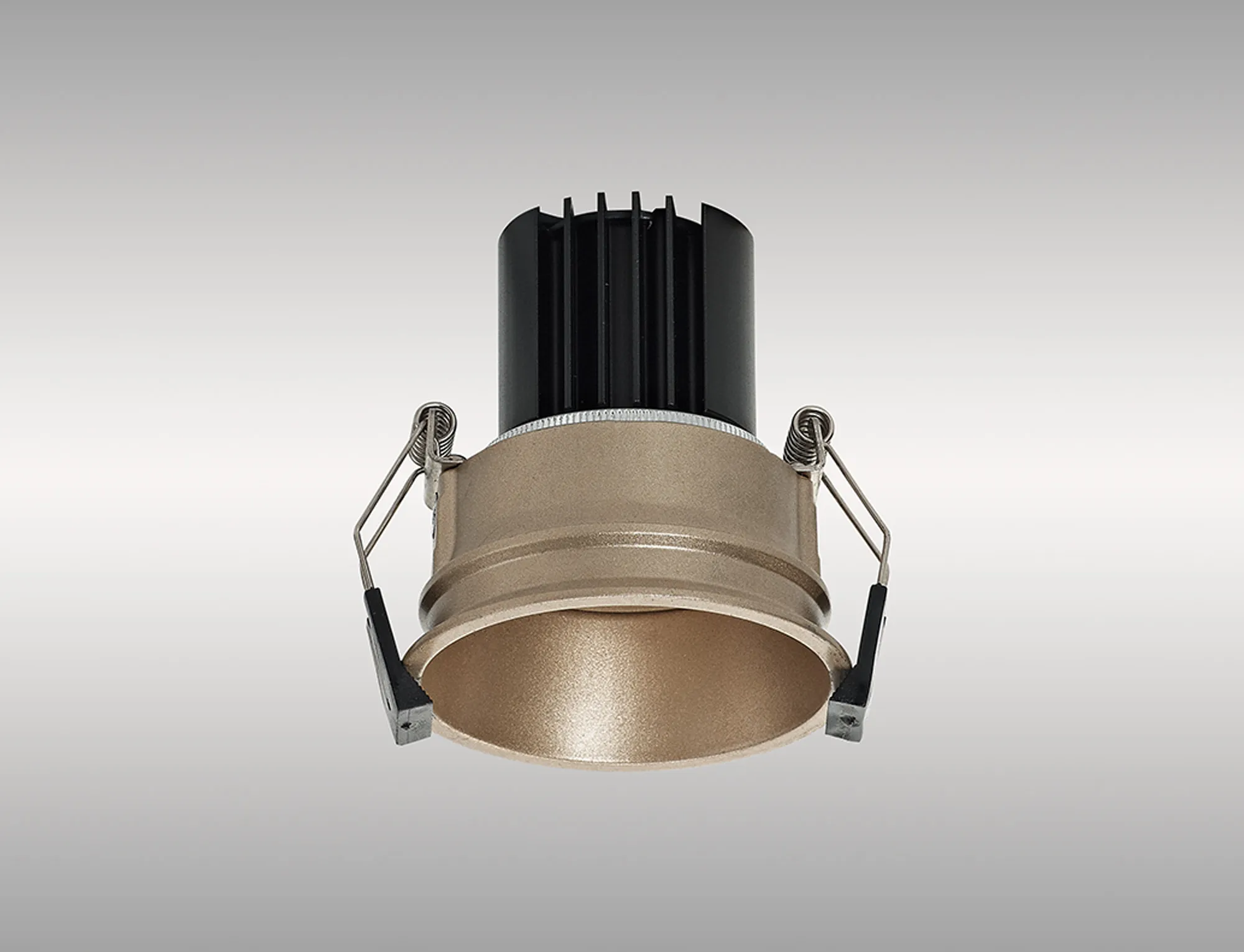 Bania A 9 Powered by Tridonic  9W 2700K 770lm 24° CRI>90 LED Engine, 250mA Gold Adjustable Recessed Spotlight, IP20 DM201676  Dlux Bania A 9